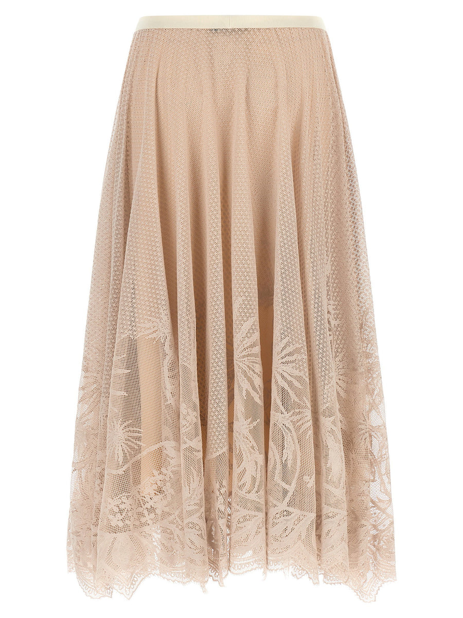 Fabiana Filippi Jacquard Lace Skirt