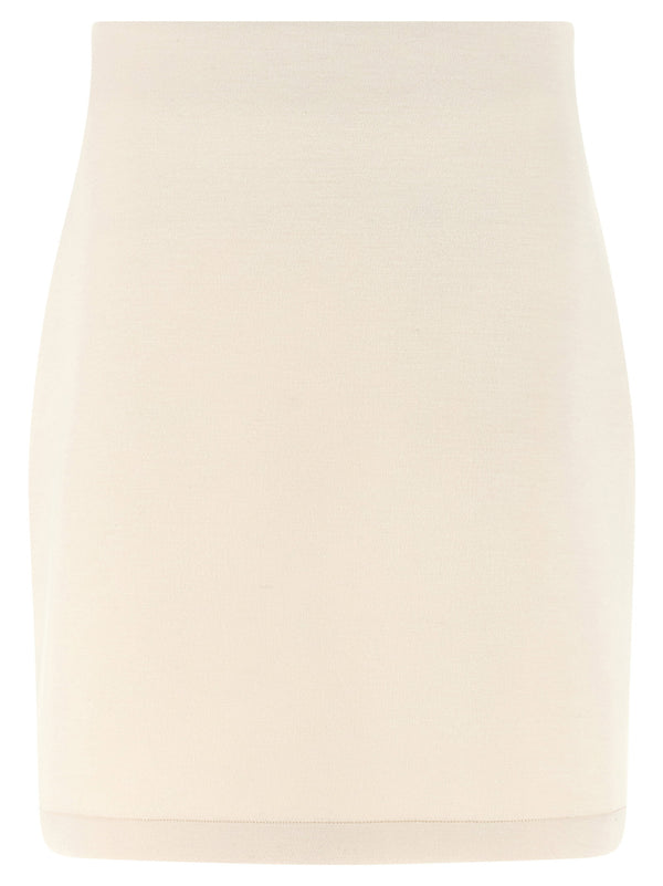 Fabiana Filippi Cashmere Scuba Skirt