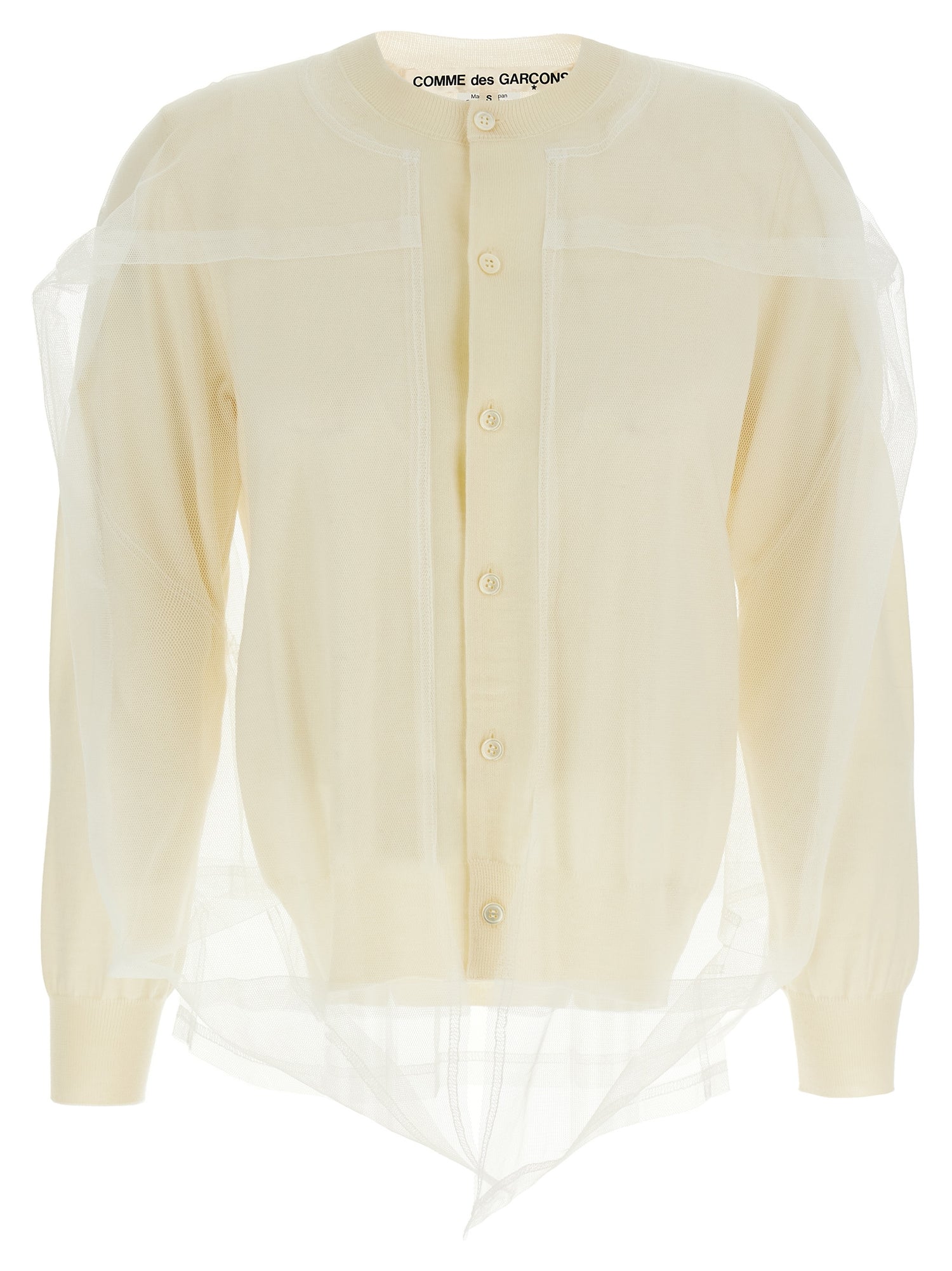 Comme Des Garcons Tulle Cardigan