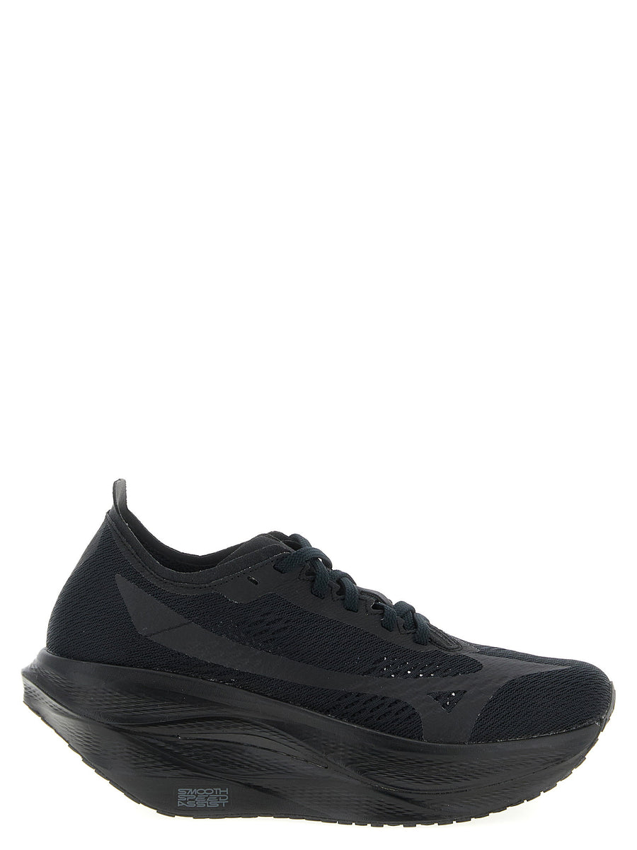 Comme Des Garçons Mizuno Wave Rebellion Pro 3 Sneakers For Women Openwork Breathable Tech Performance