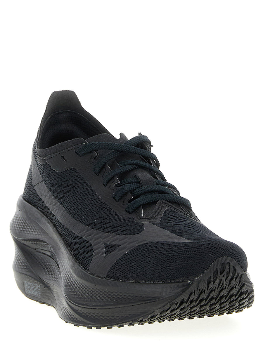 Comme Des Garçons Mizuno Wave Rebellion Pro 3 Sneakers For Women Openwork Breathable Tech Performance
