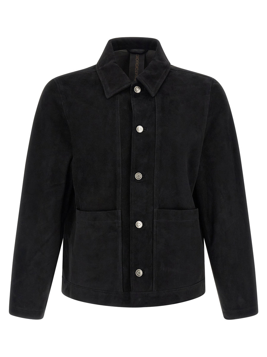 Giorgio Brato Fiore Suede Jacket