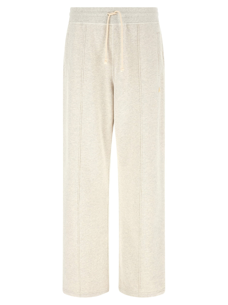 Golden Goose Star Joggers Mens Gray 100 Percent Cotton Oversized Trousers