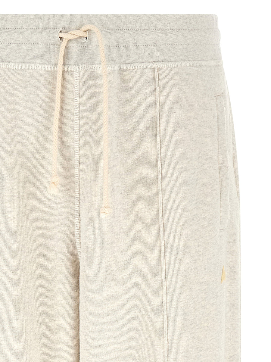 Golden Goose Star Joggers Mens Gray 100 Percent Cotton Oversized Trousers