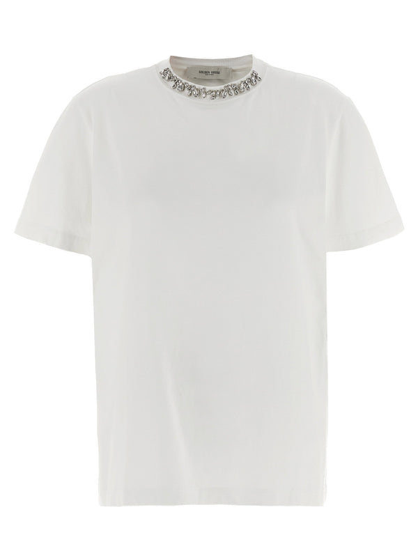Golden Goose Crystal Crew Neck T-shirt