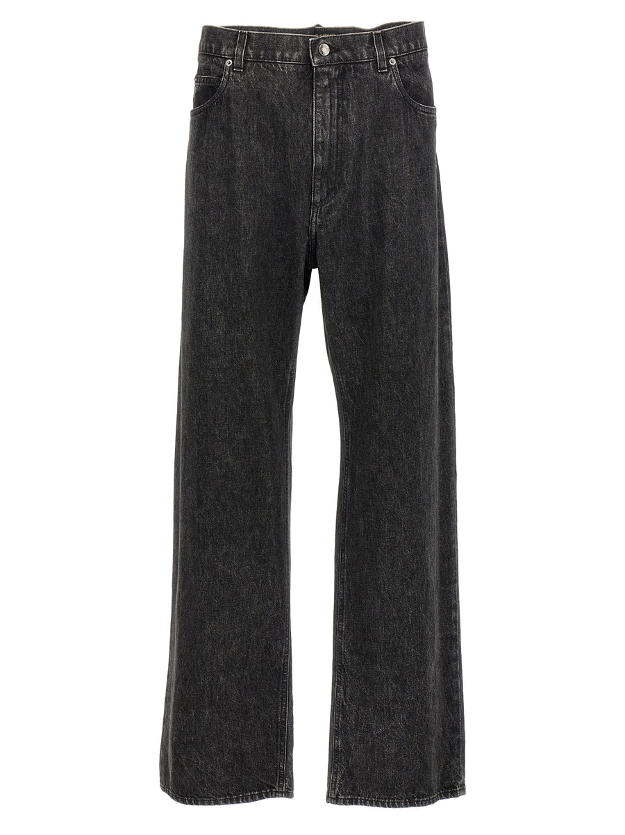Dolce and Gabbana DG Jeans Black Premium 100 Percent Cotton Denim for Men Refined Casual Versatile