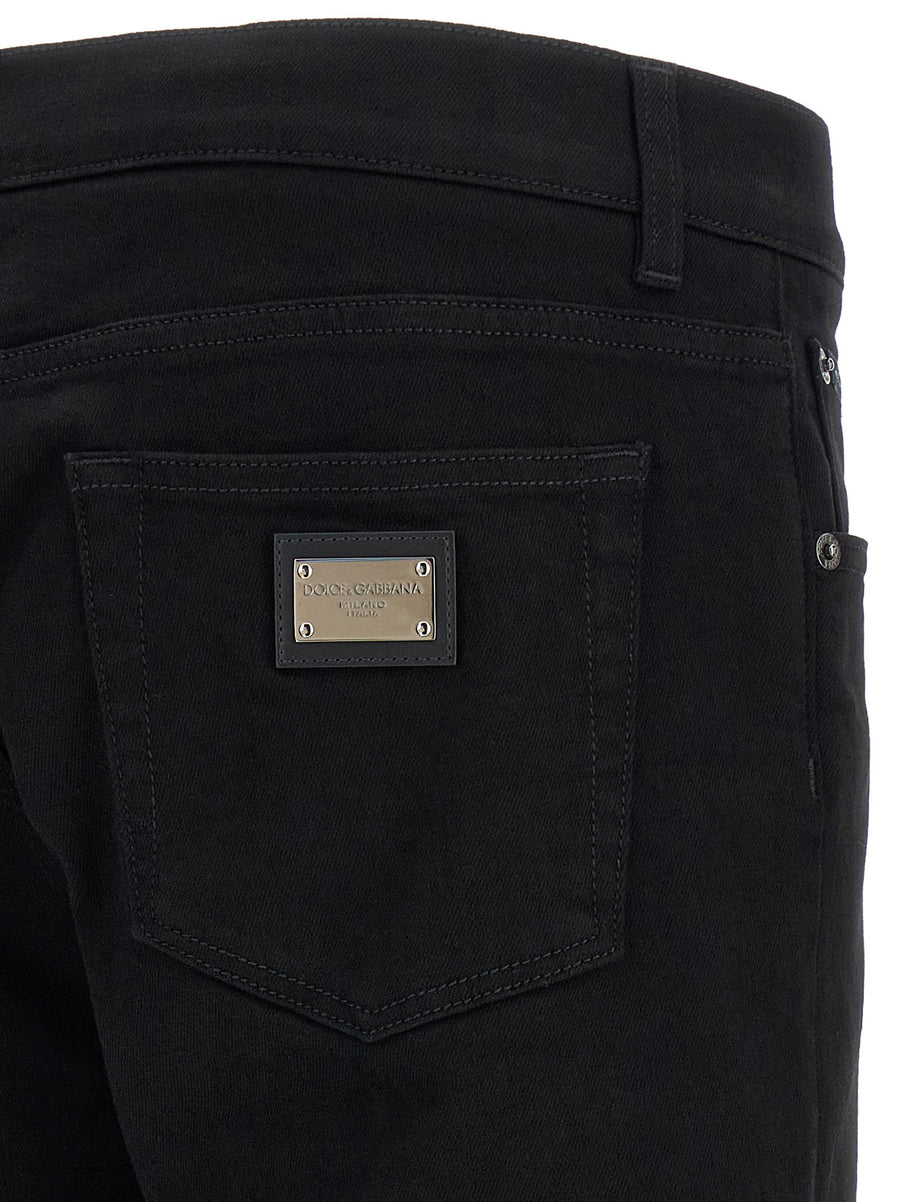 Dolce & Gabbana Logo Plaque Jeans
