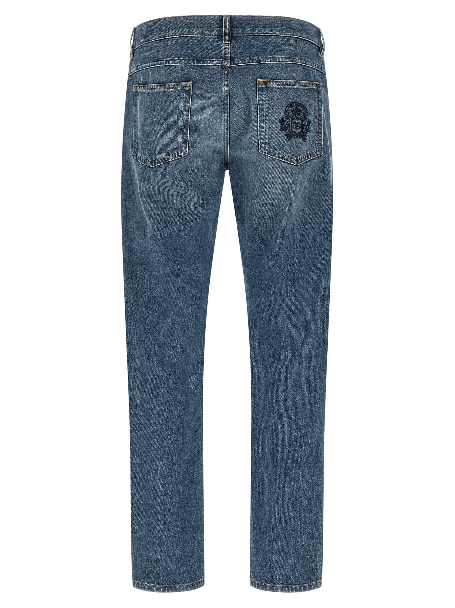 Dolce & Gabbana Heraldic Embroidery Jeans