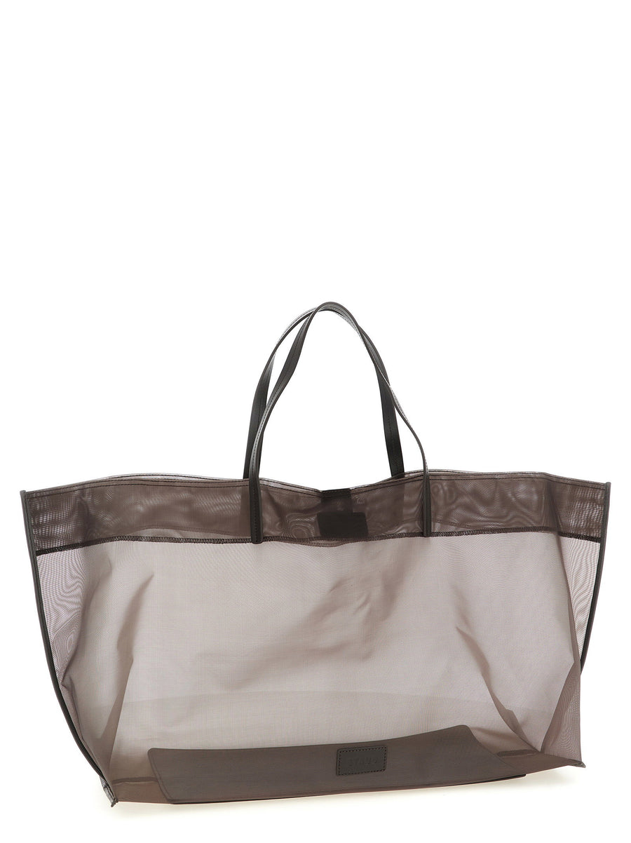 Staud Christos Large Shopping Bag Luxury Polyamide Tote For Women Day To Night Versatility