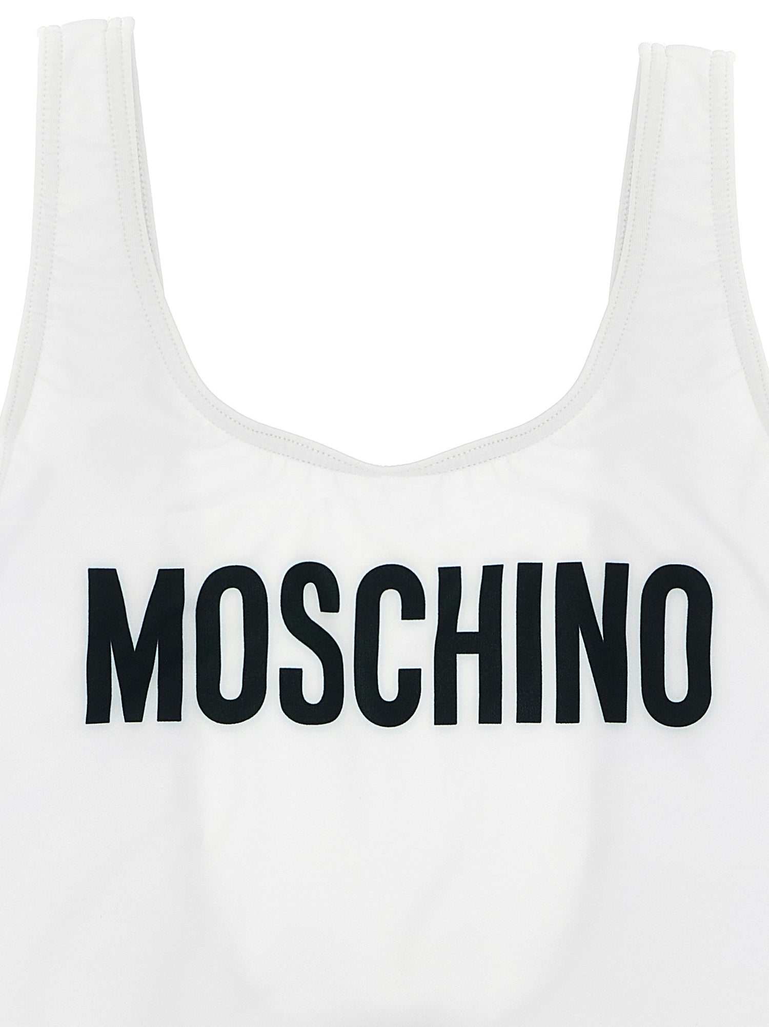 Moschino Kid Teen Logo Lettering One-piece Swimsuit