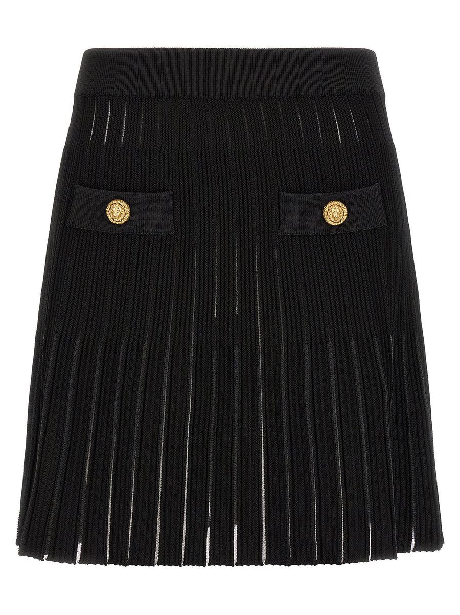 Balmain Pleated Skirt