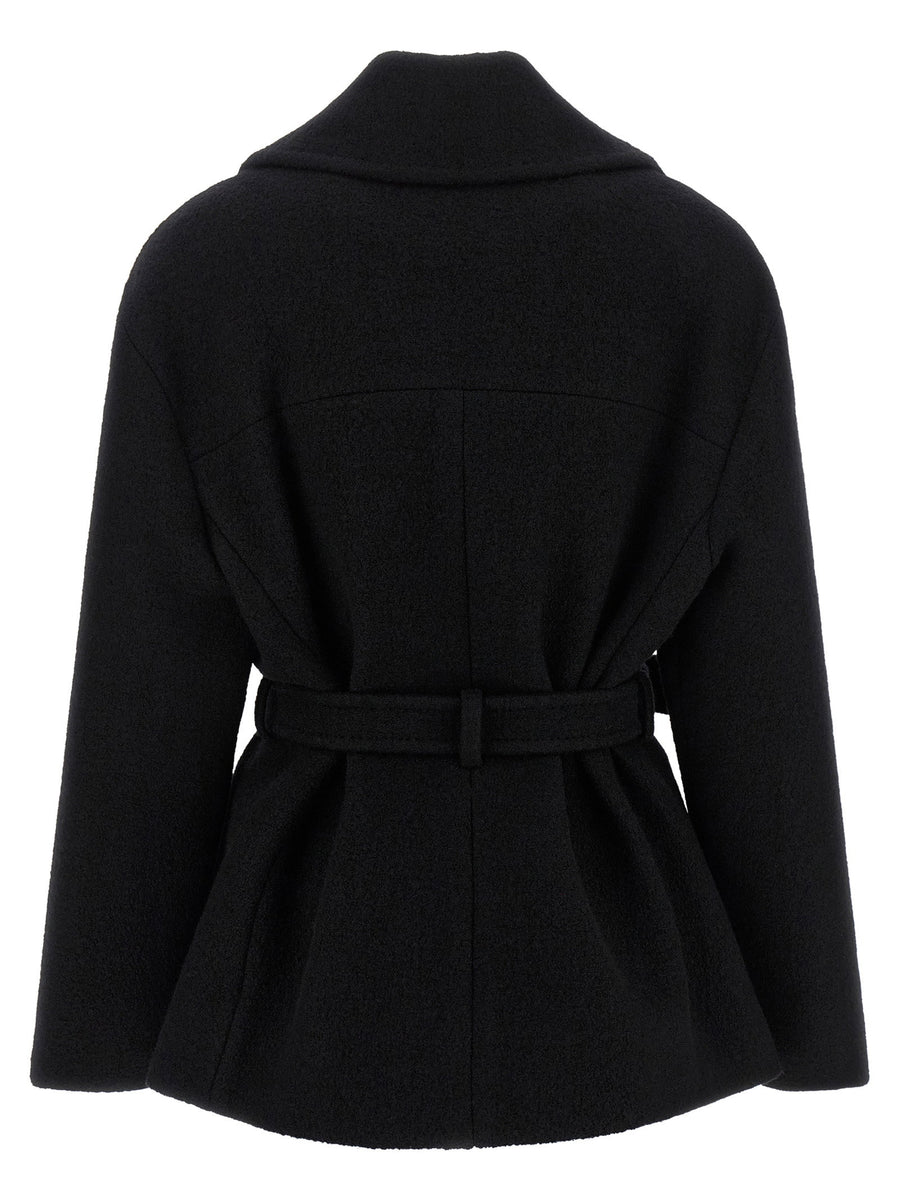 Balmain Anthem Belted Caban