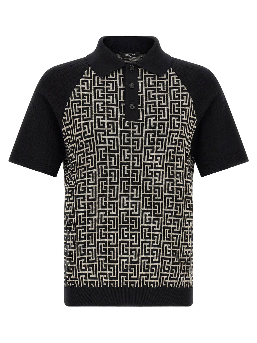 Balmain Pb Monogram Polo