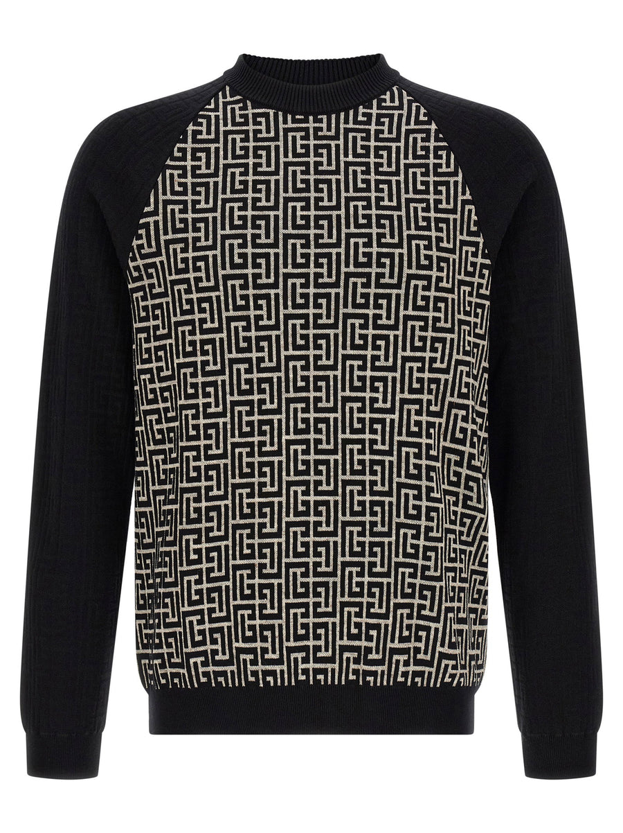 Balmain Pb Monogram Mesh