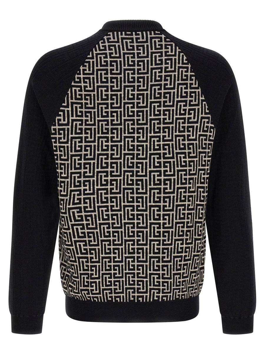 Balmain Pb Monogram Mesh