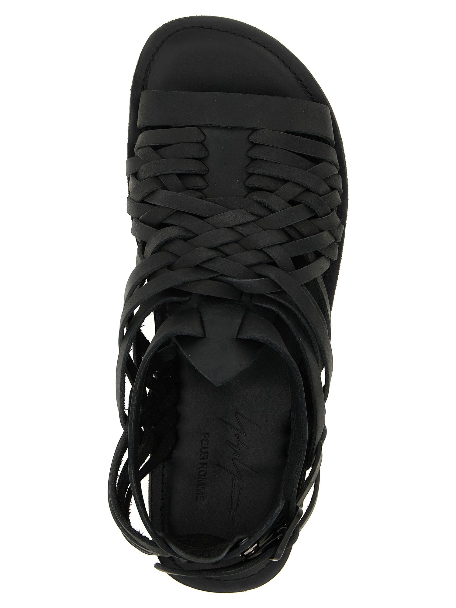 Yohji Yamamoto Braided Leather Sandals