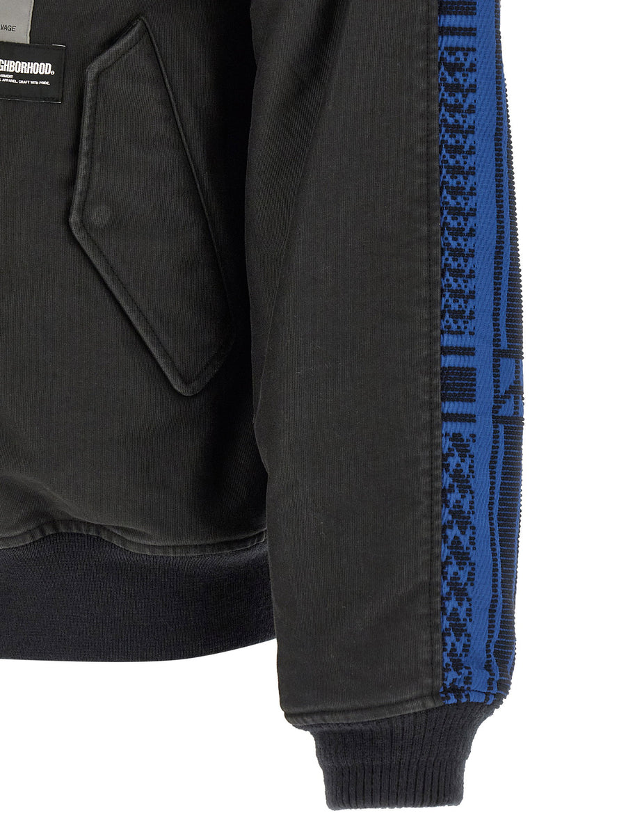 Yohji Yamamoto Neighborhood A1 Deck Jacket Premium Cotton Pique For Men With Patches And Hardware
