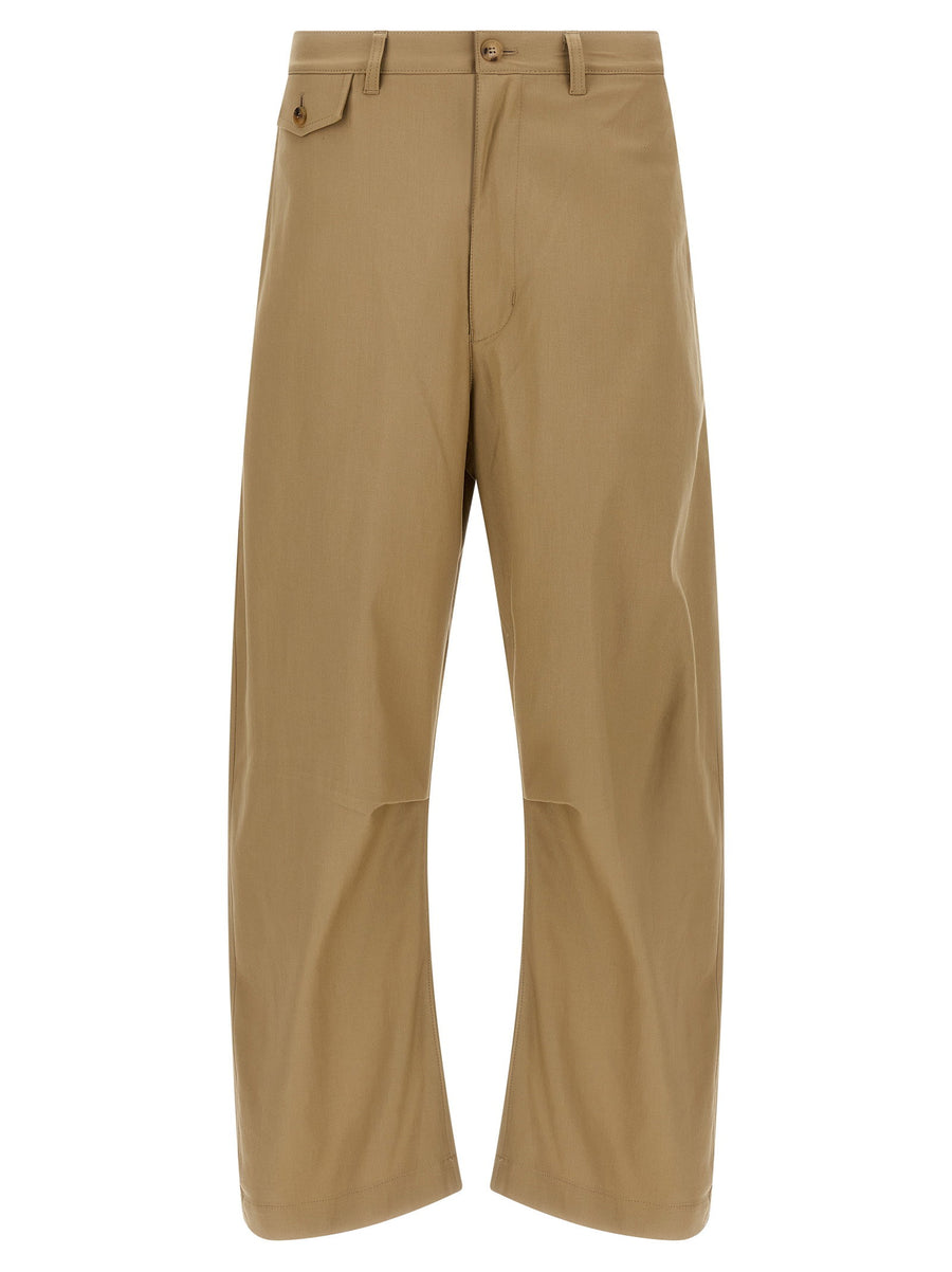 Comme Des Garҫons Homme Curved Leg Pants