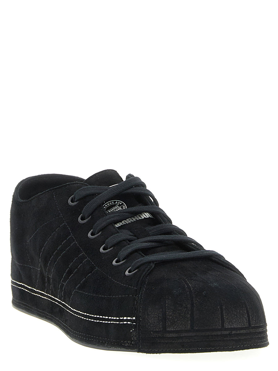 Y3 Nizzastar Lo Sneakers Premium Calfskin Leather Collaboration With Neighborhood Capsule For Style Minded Fans