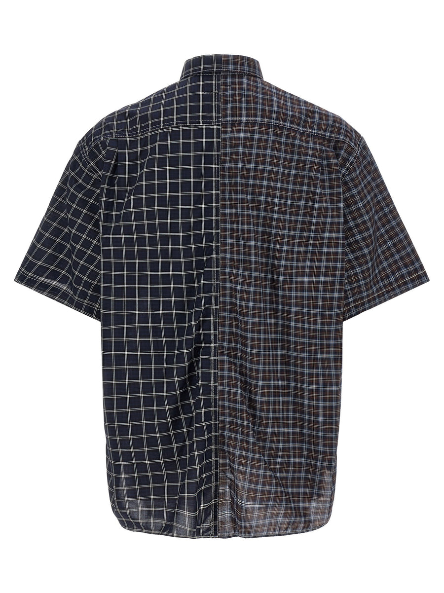Comme Des Garҫons Homme Check Patterned Shirt