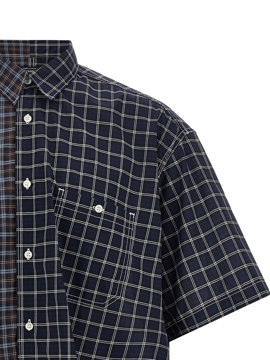 Comme Des Garҫons Homme Check Patterned Shirt