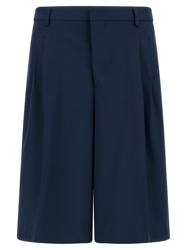 Ami Paris Fresh Wool Bermuda Shorts