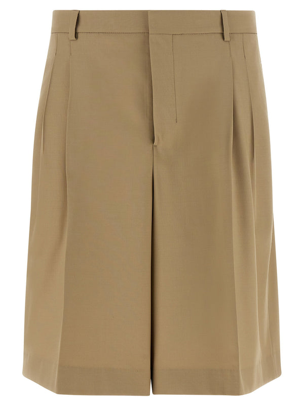 Ami Paris Fresh Wool Bermuda Shorts