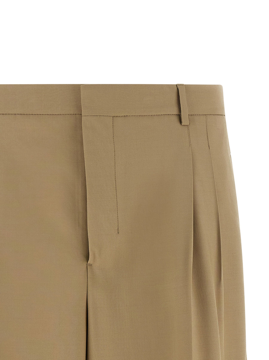 Ami Paris Fresh Wool Bermuda Shorts
