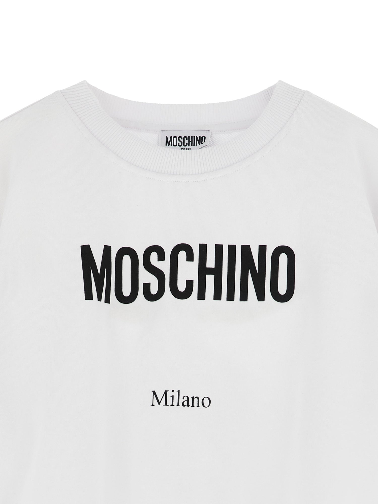 Moschino Kid Teen Logo Lettering Sweatshirt