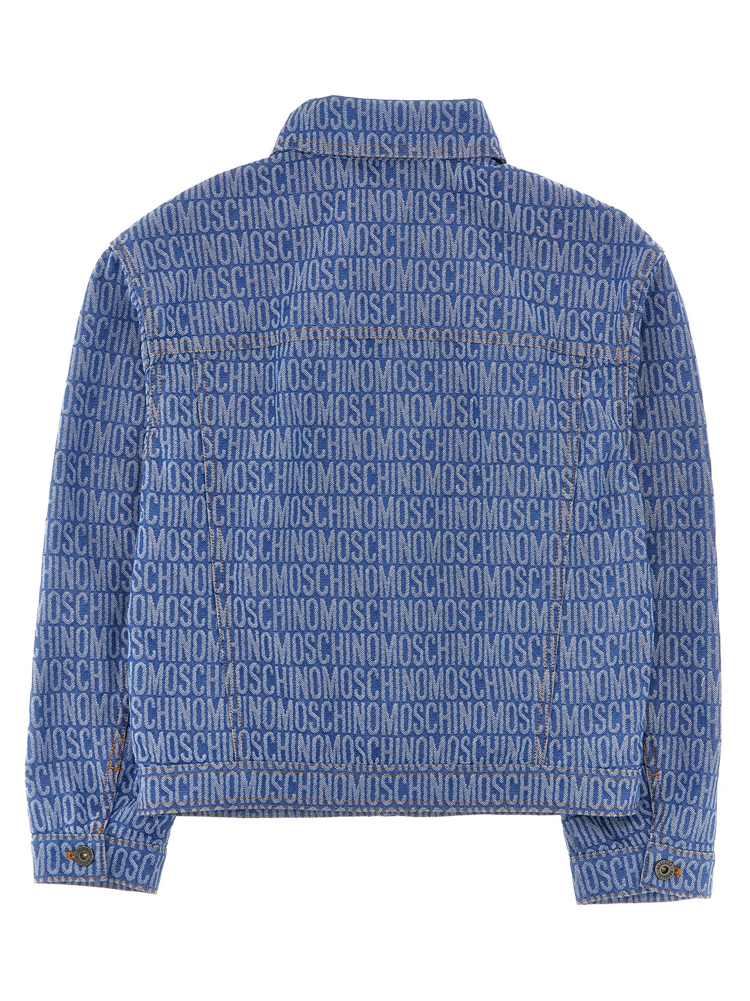 Moschino Kid Teen Logo Denim Jacket