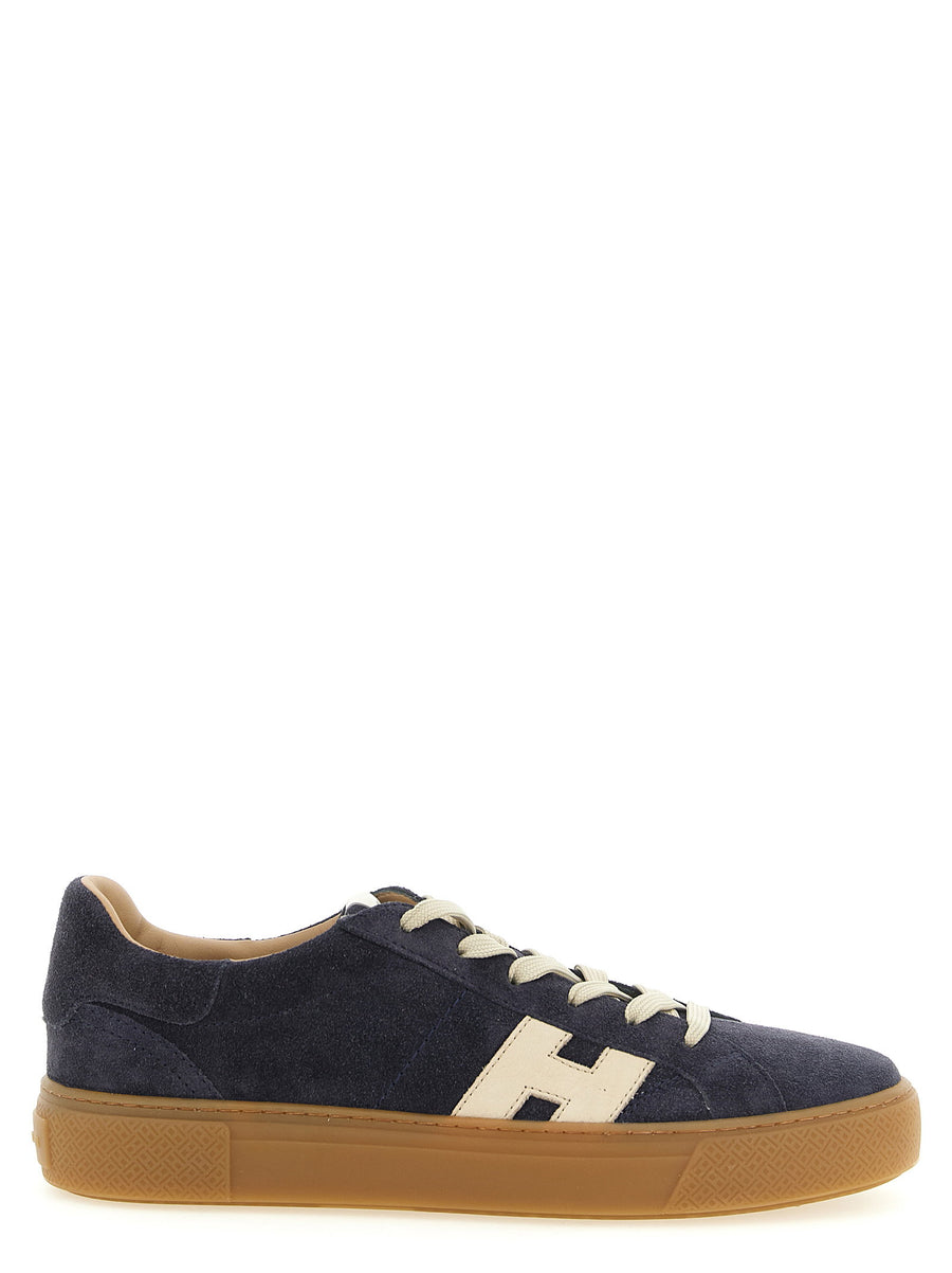Hogan Crosswind Sneakers Navy Suede for Men Luxury Streetwear