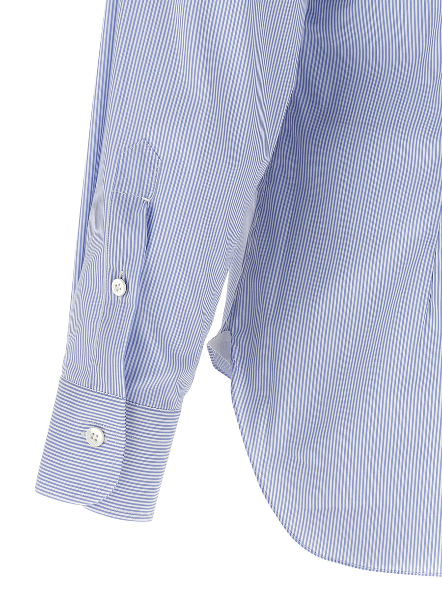 Barba Striped Shirt For Men Lightweight Cotton Poplin Essential Smart Casual Fall Winter 2025 2026