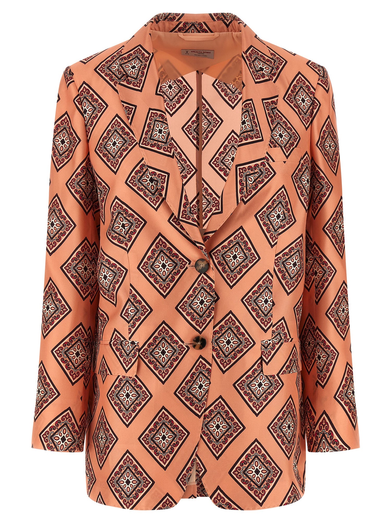 Alberto Biani Tie Print Blazer