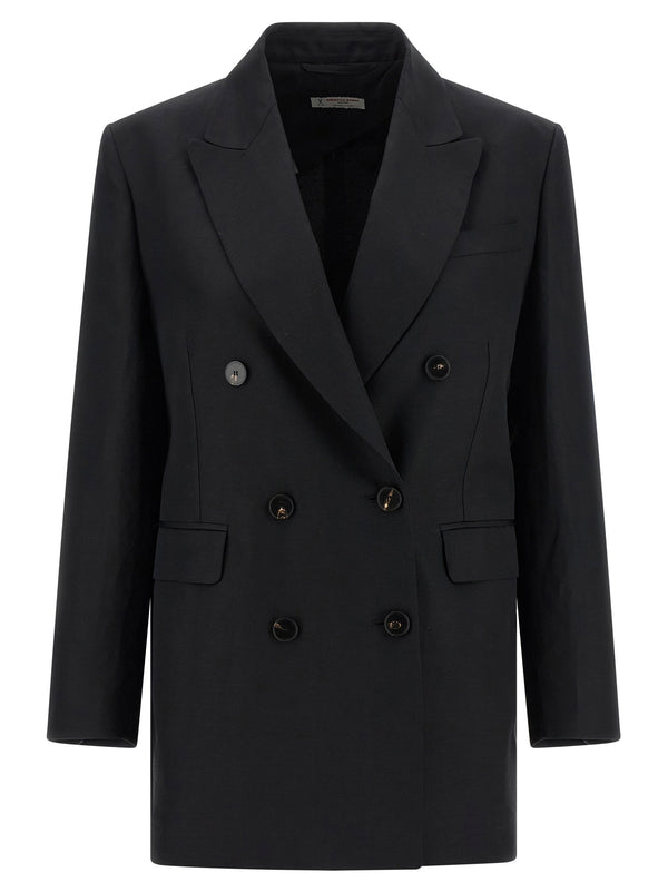 Alberto Biani Linen Viscose Blazer