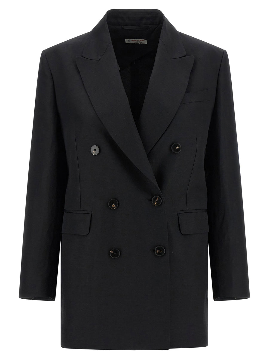 Alberto Biani Linen Viscose Blazer
