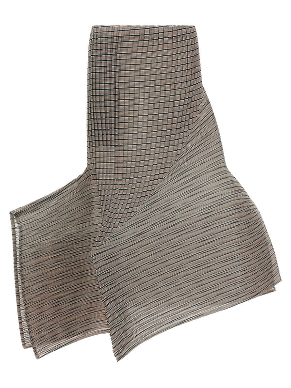 Issey Miyake Generic Stripes (machine Pleats) Skirt