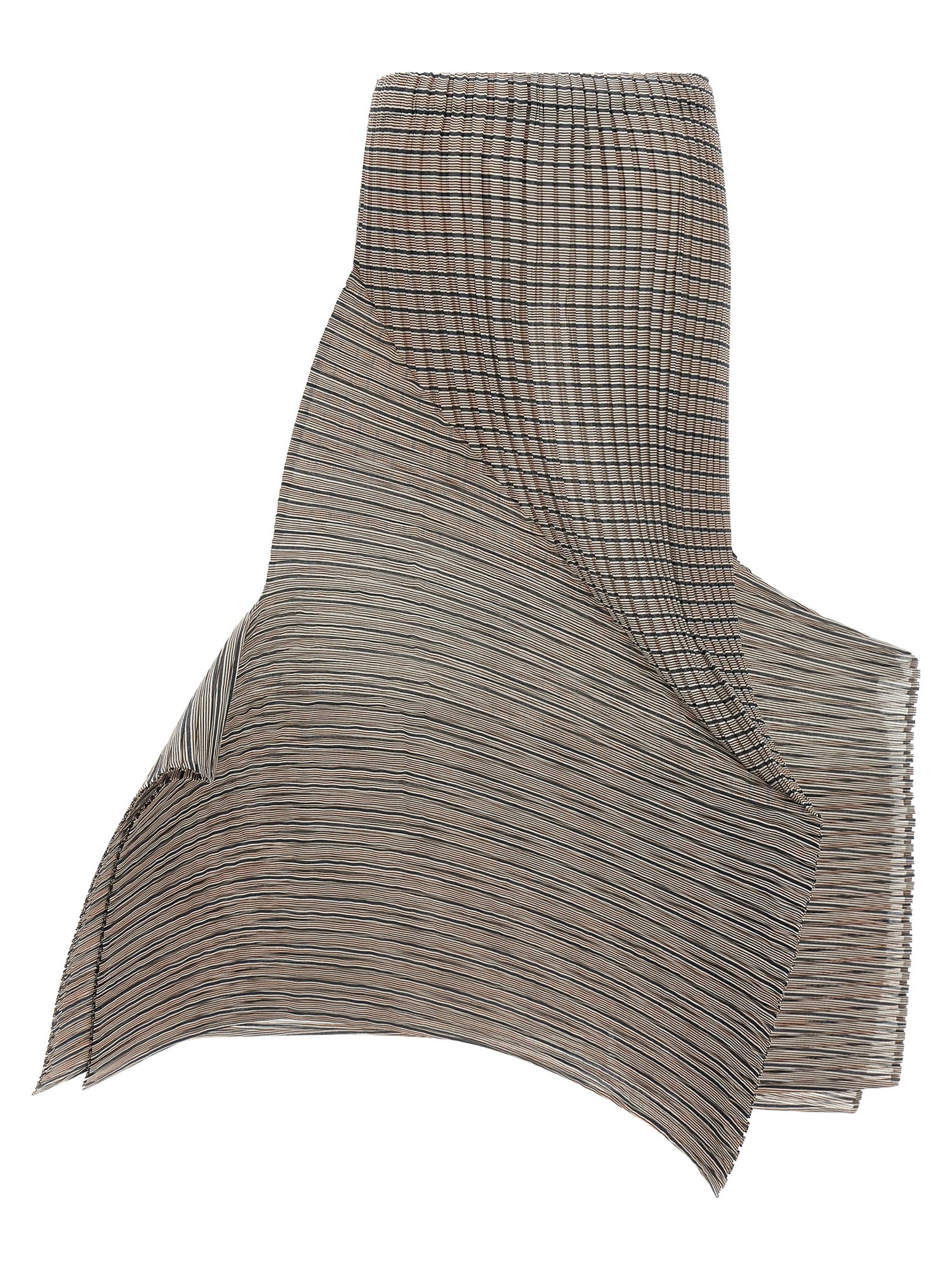 Issey Miyake Generic Stripes (machine Pleats) Skirt