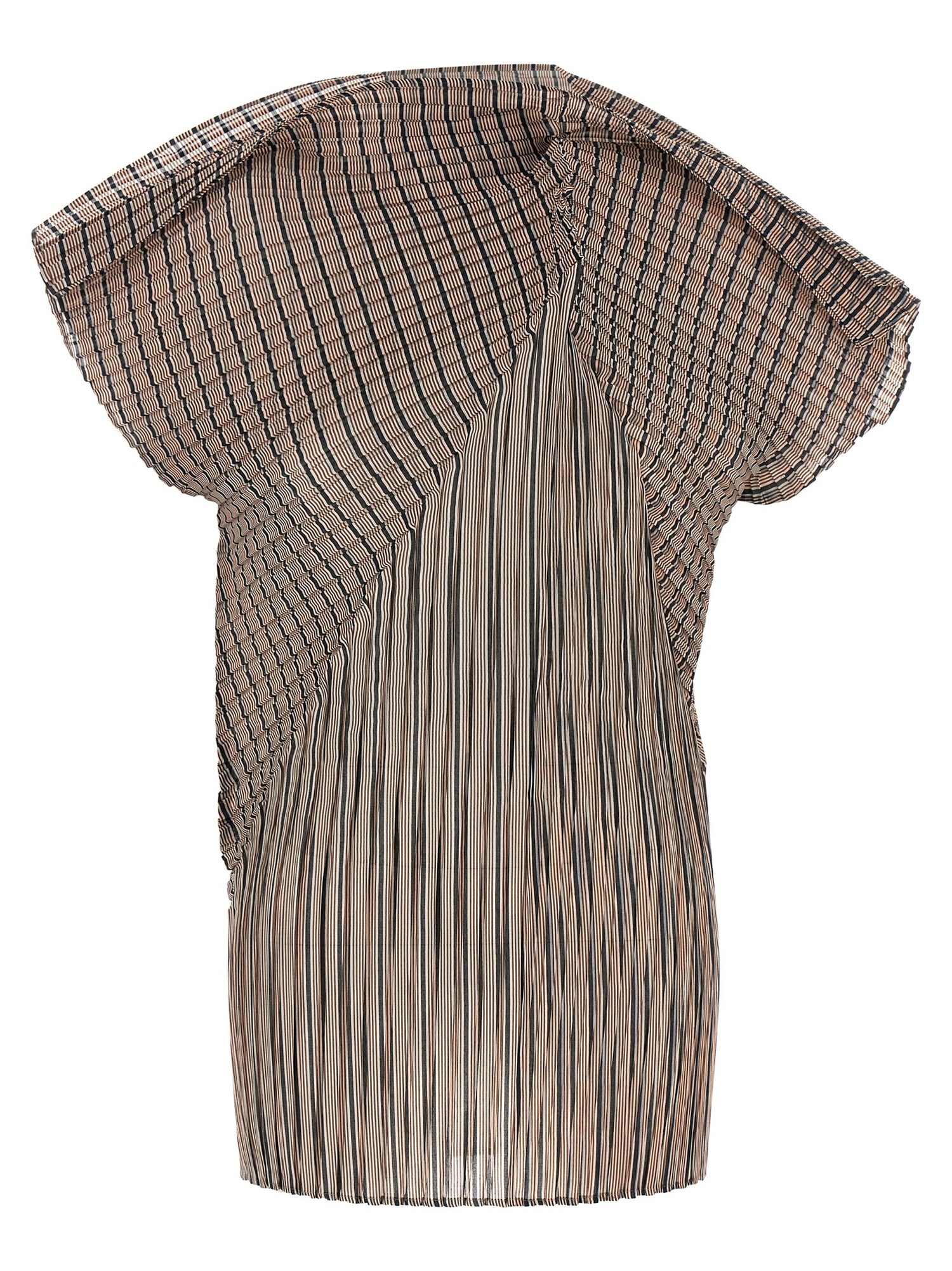 Issey Miyake Generic Stripes (machine Pleats) Top