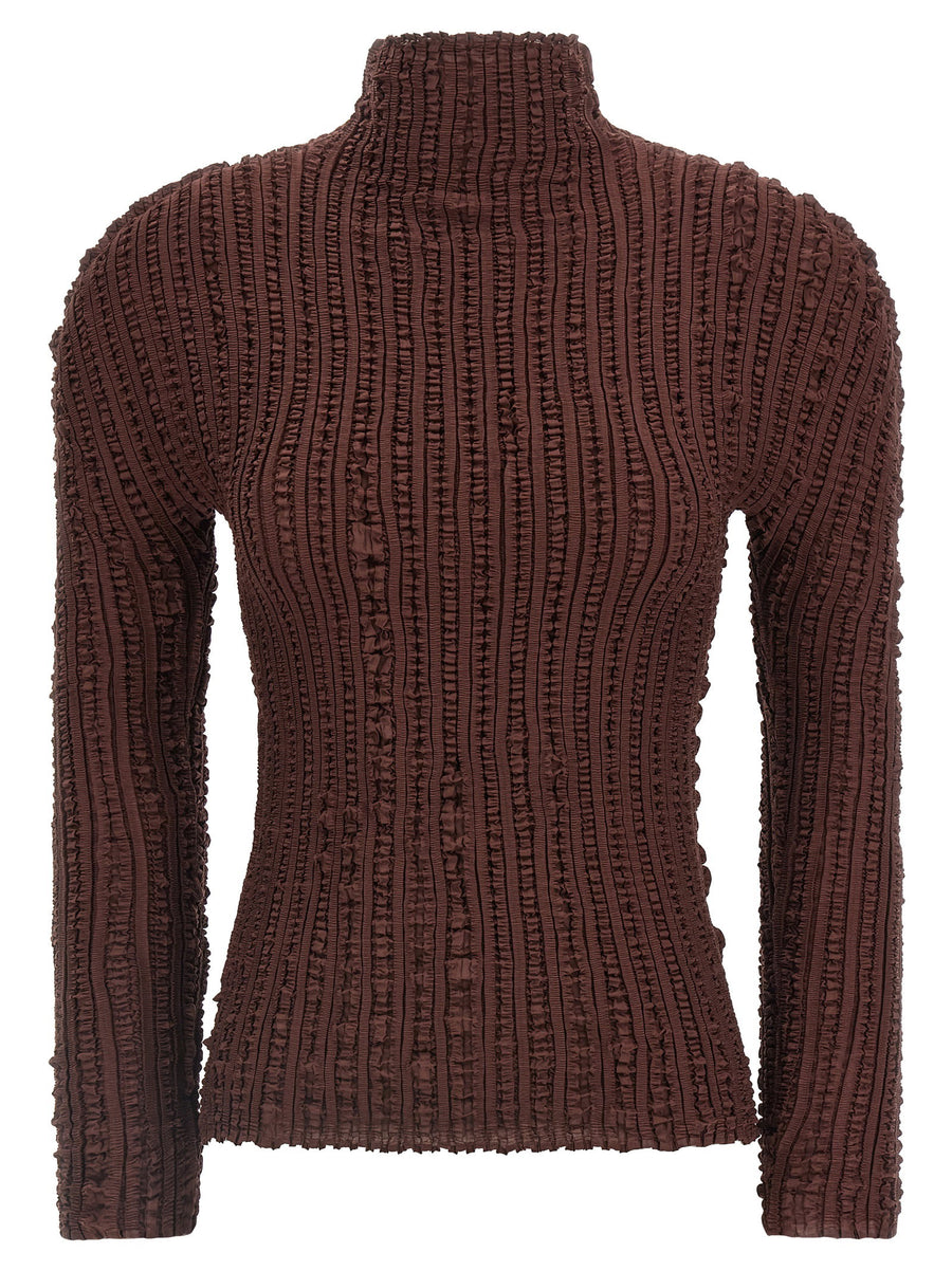 Issey Miyake Jellyfish Pleats Sweater Sculptural Pleated Top For Women Fall Winter 2025 2026 Collection