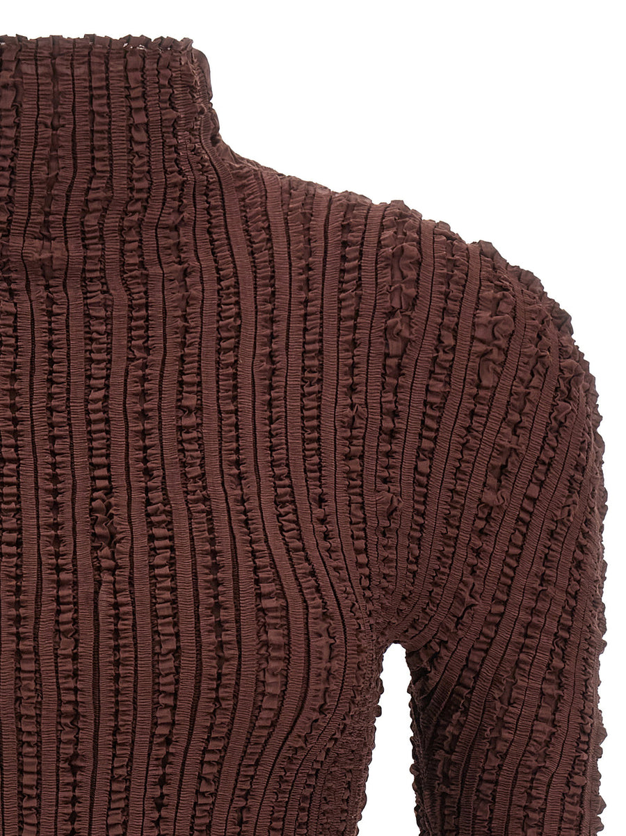 Issey Miyake Jellyfish Pleats Sweater Sculptural Pleated Top For Women Fall Winter 2025 2026 Collection