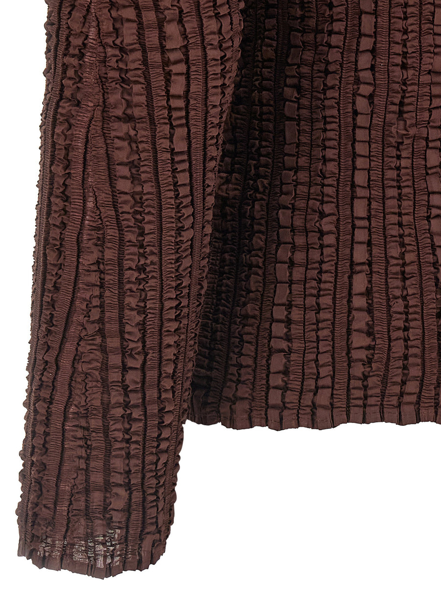 Issey Miyake Jellyfish Pleats Sweater Sculptural Pleated Top For Women Fall Winter 2025 2026 Collection