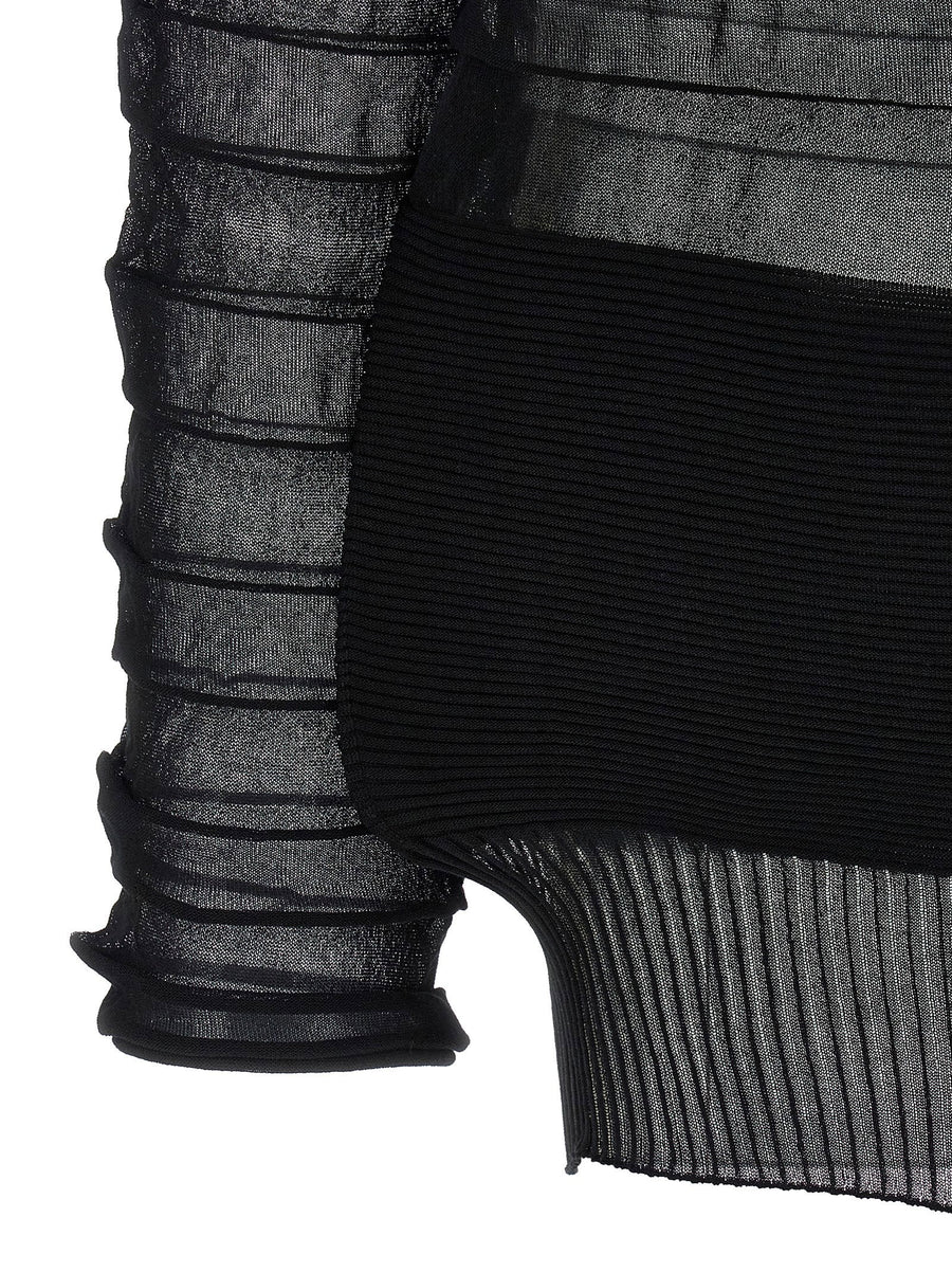 Issey Miyake Moving Knit Top For Women Office Wear With Innovative Texture And Flattering Drape