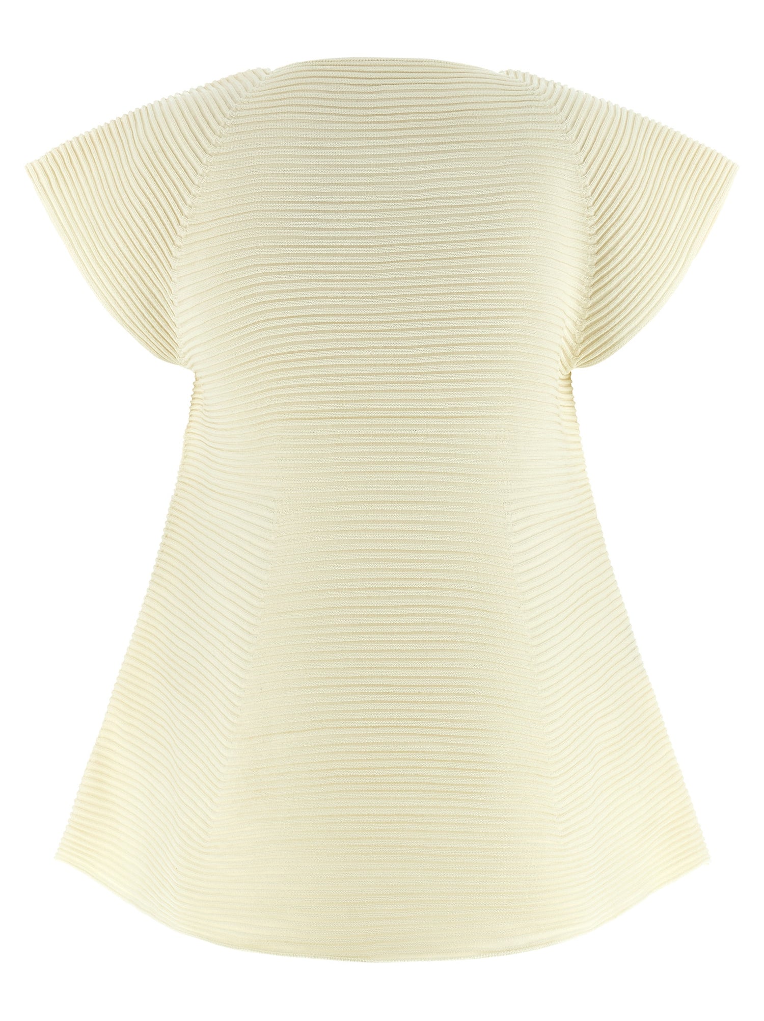 Issey Miyake Corrugated Knit Dress