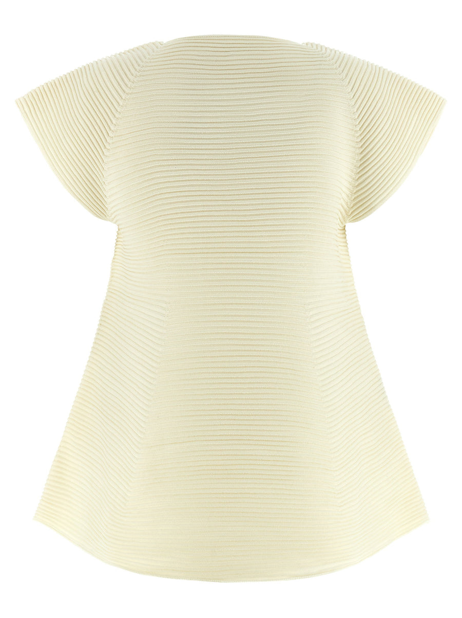 Issey Miyake Corrugated Knit Dress