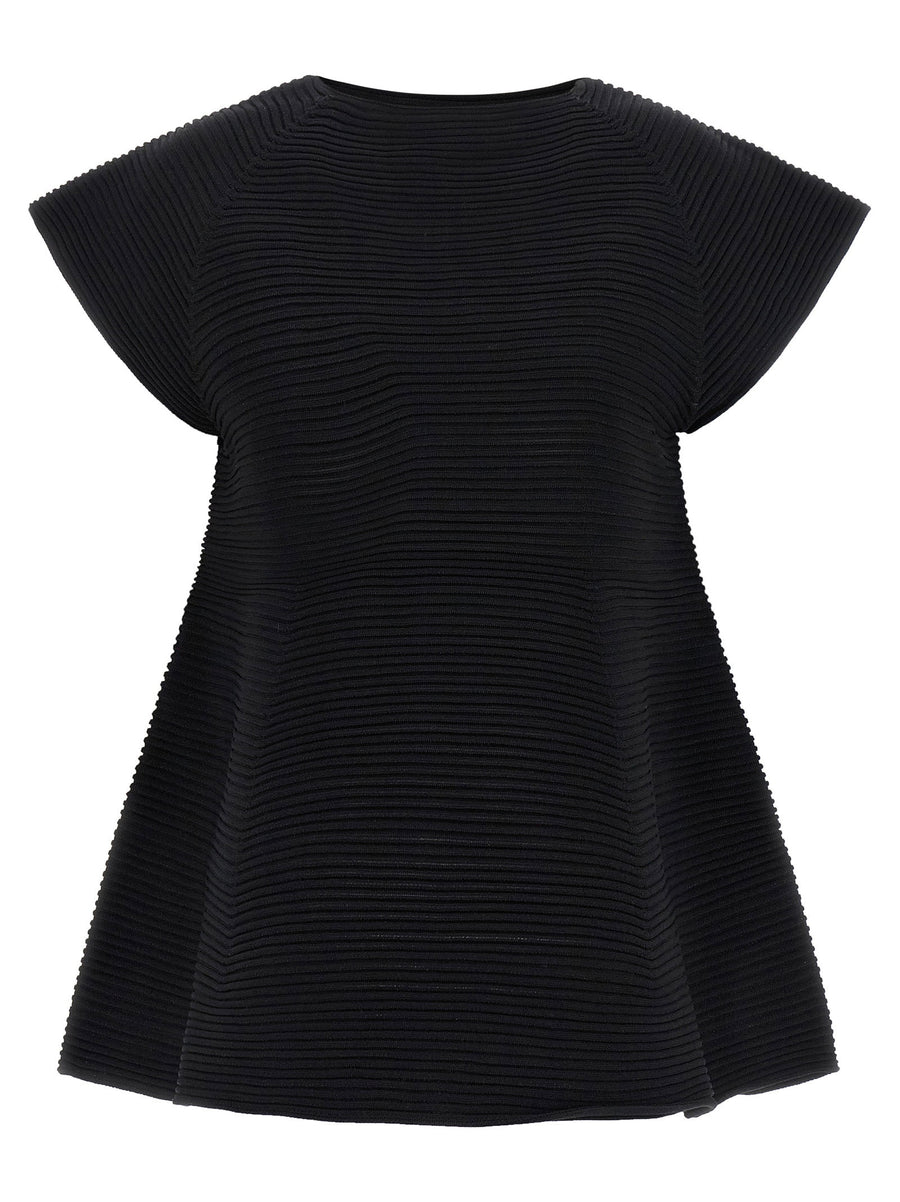 Issey Miyake Corrugated Knit Dress