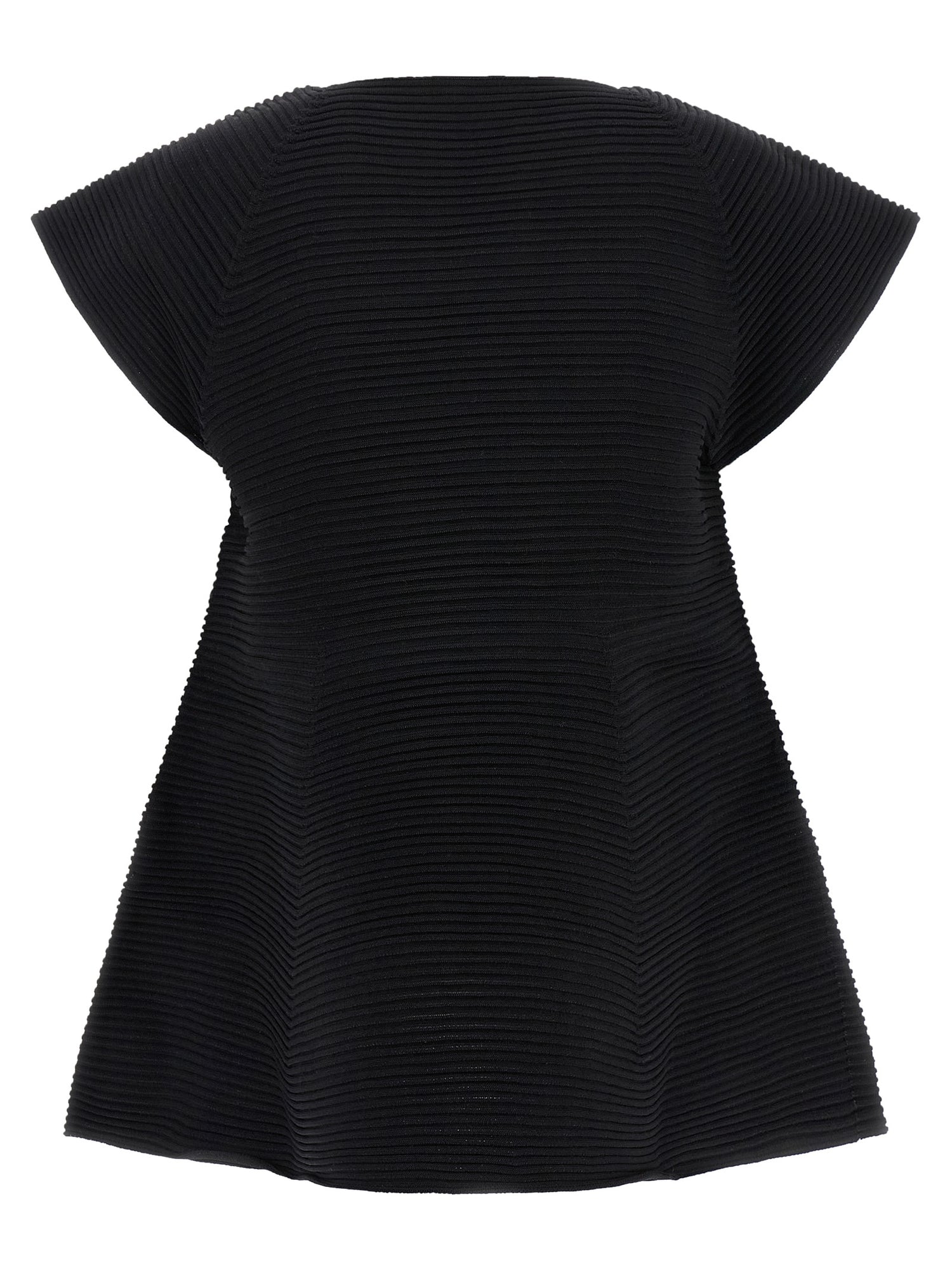 Issey Miyake Corrugated Knit Dress