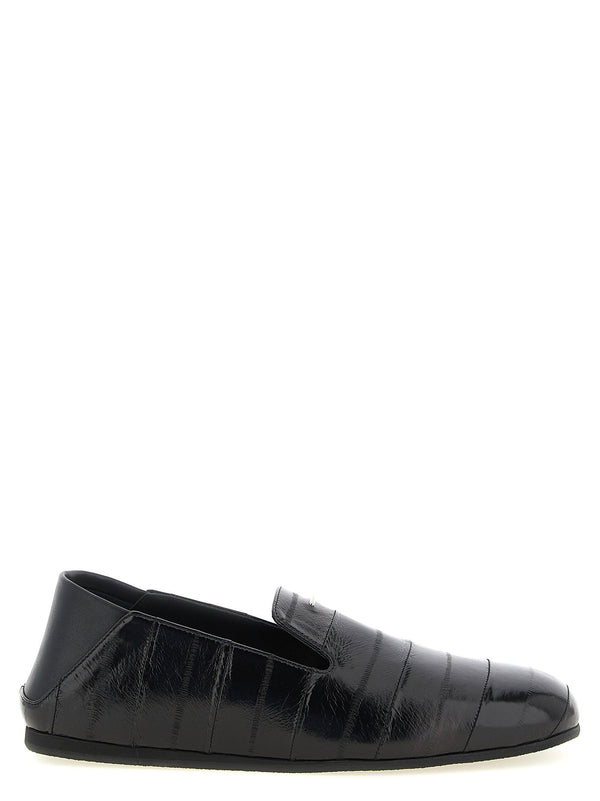 Giuseppe Zanotti Rupert 10 Loafers Black Leather Moccasins For Men