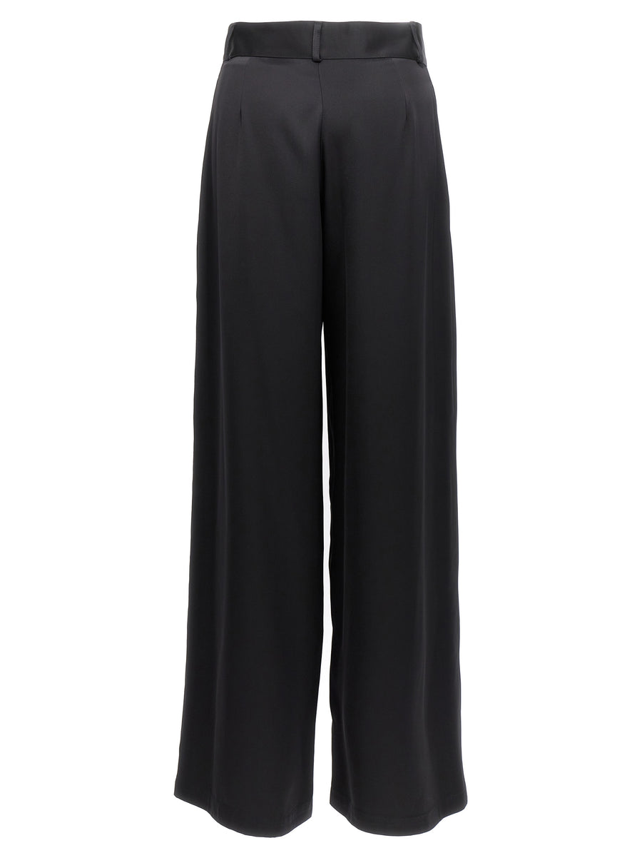 Jil Sander Wide Leg Pants For Women Luxurious Viscose Silk Blend Drape With Premium Draping For Day To Night