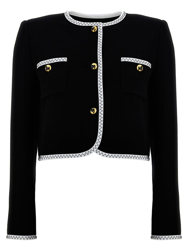 Moschino Crepe Short Jacket