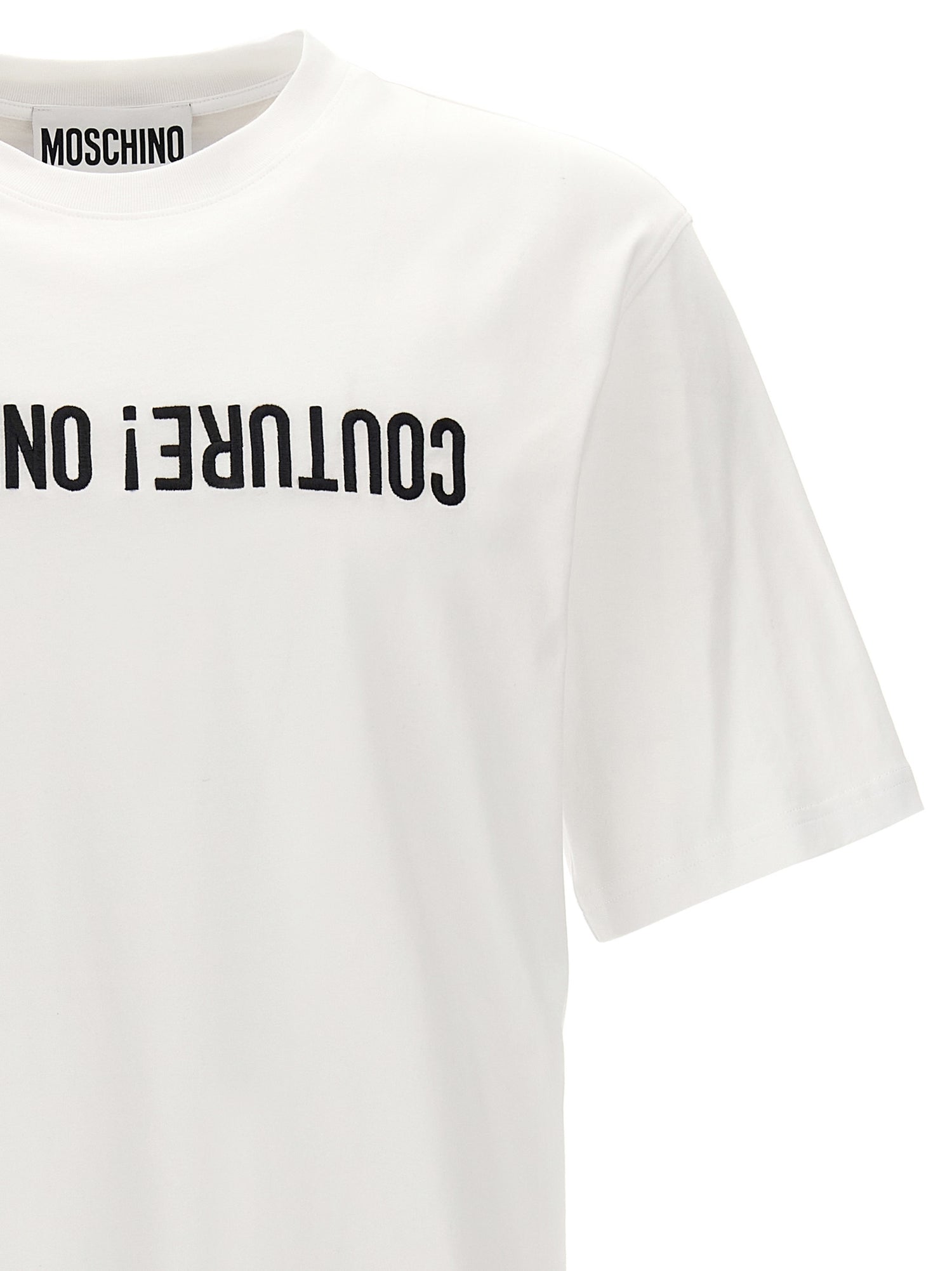 Moschino Logo Embroidery T-shirt
